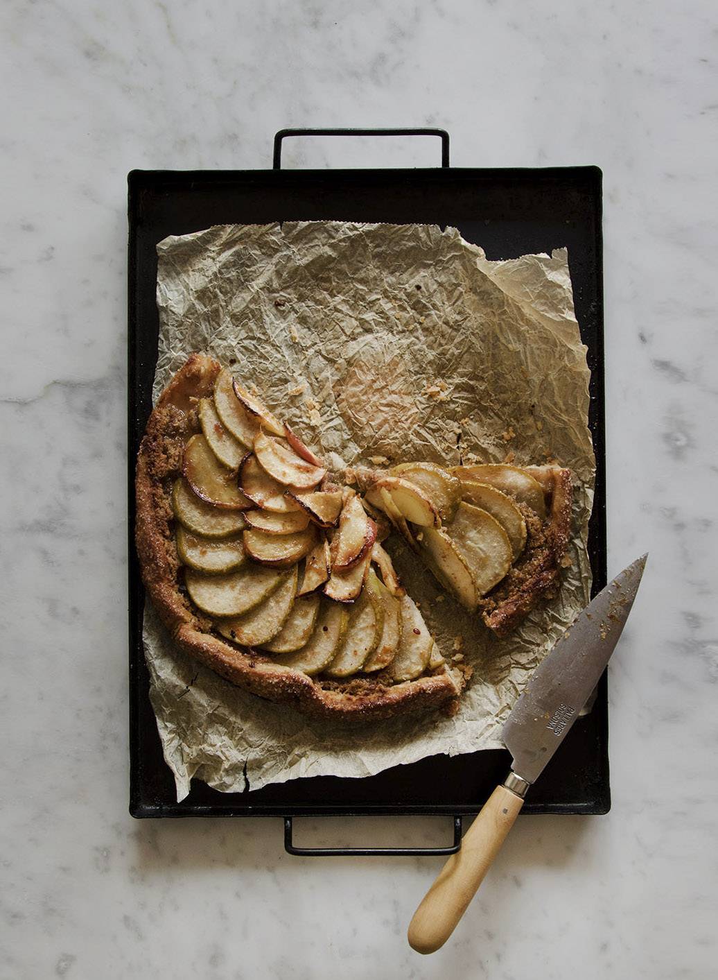 Kökskniv Buxbom/Kolstål 16cm