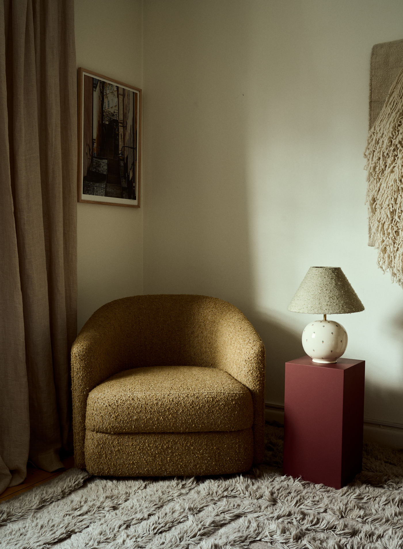 Piedestal Röd Large